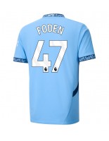 Manchester City Phil Foden #47 Domácí Dres 2024-25 Krátký Rukáv